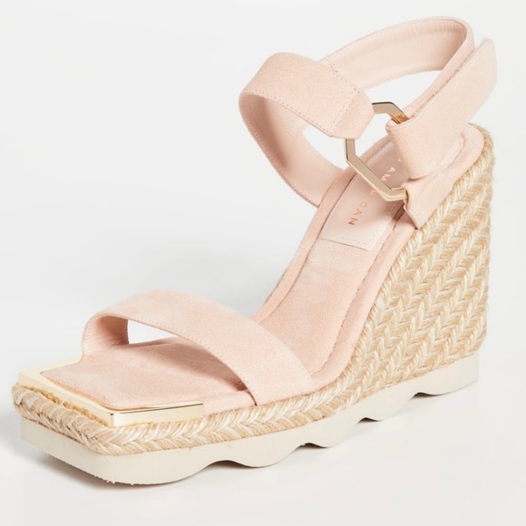 Good American Espadrille Wedge Sandals sz 7 or 7.5 - Picture 2 of 6